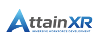 AttainXR Logo - name and tag - transparent